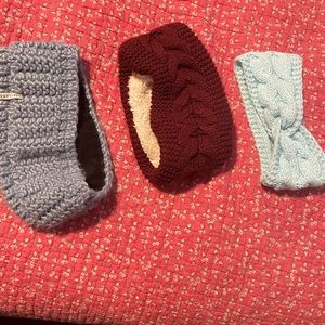 Women's set of 3 head bands.     SOLD!!!!!!